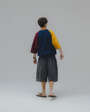 Palette Raglan Half Sweat Shirt