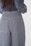 More stripe balloon pants