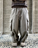 Nylon Multi Pocket Banding Pants