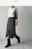 Noble H-Line Slit Skirt