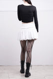 Eclair Bloom Dot Mini Skirt