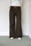 O-ring wrap slacks pants