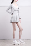 Moonlit cardigan + slip one-piece set