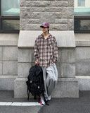 Kits hoodie check shirt