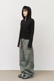 Cast Cotton Stitch Wide Pants