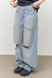 (W) Ponz Blue Wide Denim