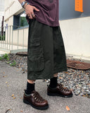 Multi Cargo Pocket Bermuda Pants