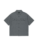 ROLL-UP CHECK HALF SHIRT