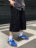 Nylon One-Tuck Bermuda Pants