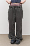 Hang Pigment Sagging Pants