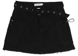 Poan belt short skirt