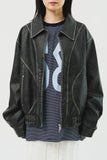 Mayson Rivet Leather Jacket