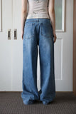 Tweed Studded Denim Pants