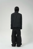WAX COATED BIKER JACKET