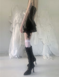 Vinacell Lace-Up Long Boots
