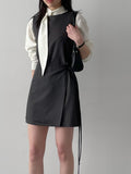 [Wrap Skirt SET] Joanne Sleeveless Wrap One Piece