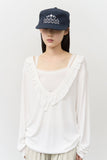(W) Wish Ruffle Top