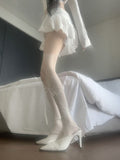 yuyuni lace garter stocking