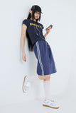Raygle Dot Mid Length Skirt
