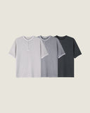 Jet Waffled Henely Top
