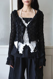 Buttery Frill See-Through Cardigan