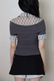 Peril Check Shirt Short Sleeve Tee