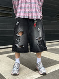 Vintage Damage Bermuda Denim