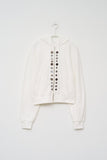 (W) Button Zip Hoodie