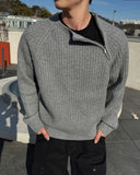 Roy Zipper Round Knit