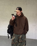 Brushed Overfit Corduroy Hoodie