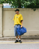 Washed Embroidered Tote Bag