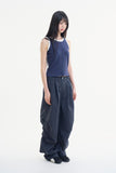 Verno waffle sleeveless top