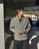 Kerin Two-Way Knit Zip-Up