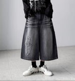 Hyke Black Bermuda Denim
