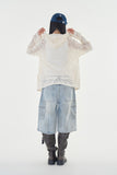 Roma carpenter denim bermuda pants