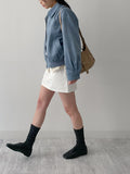 Steel Western Suede Blouson