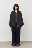 Peter Pigment Striped Zip Hoodie