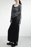 Kenne Frill Unbalanced Knit