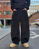 Cozy Corduroy One-Tuck Pants