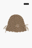 Islet ribbon net beanie