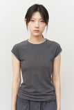 (W) Cap Modal Layered Top