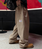 Patch Balloon Two-Tuck Banding Pants