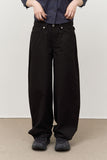 (W) Hook Low-rise Wide Pants