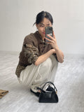 Dot See-Through Loose-Fit Shirt