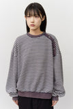Fruits Striped Sweatshirt