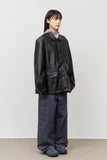 Web Leather Jacket