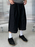 Linen Bermuda Denim Pants