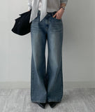 238 Back Pocket Semi-Bootcut Denim Pants