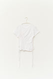 (W) Contra Slash Shirring Top