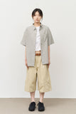Lee Checekd Half Shirt